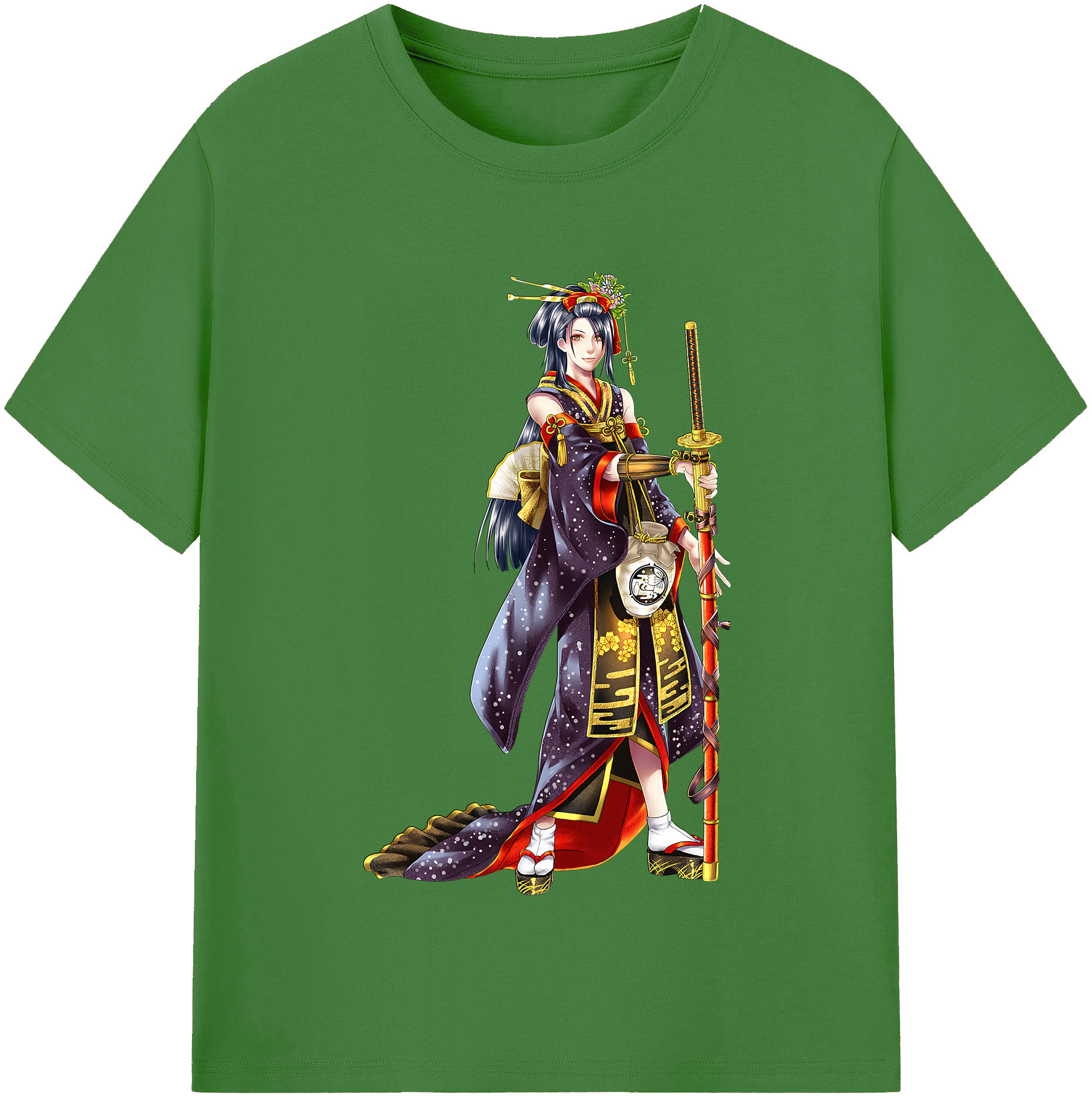 （画像用） 刀剣乱舞 Touken Ranbu レディースカジュアルプリントTシャツ（綿100％）